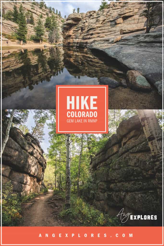 Hike to Gem Lake in RMNP Colorado
