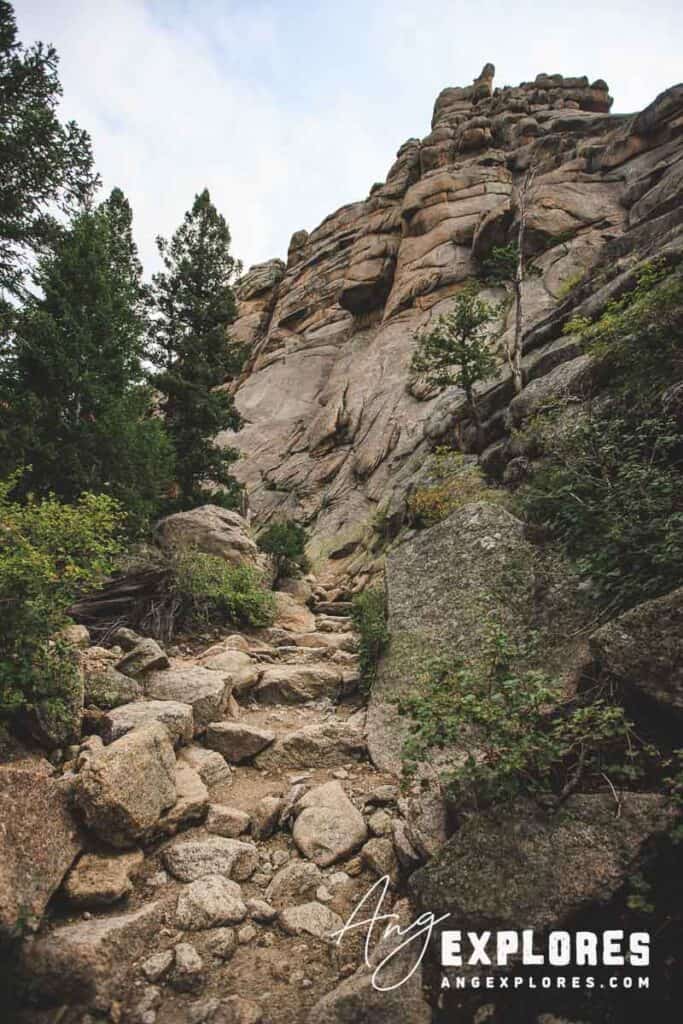 near top lumpy ridge trail