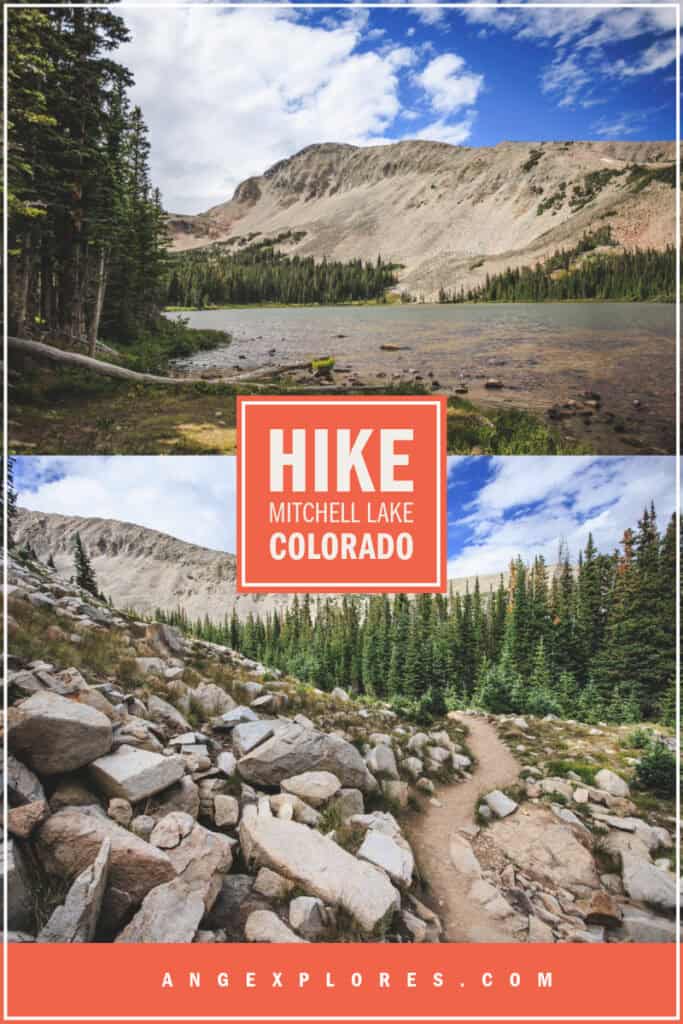 hike to mitchell lake in colorado