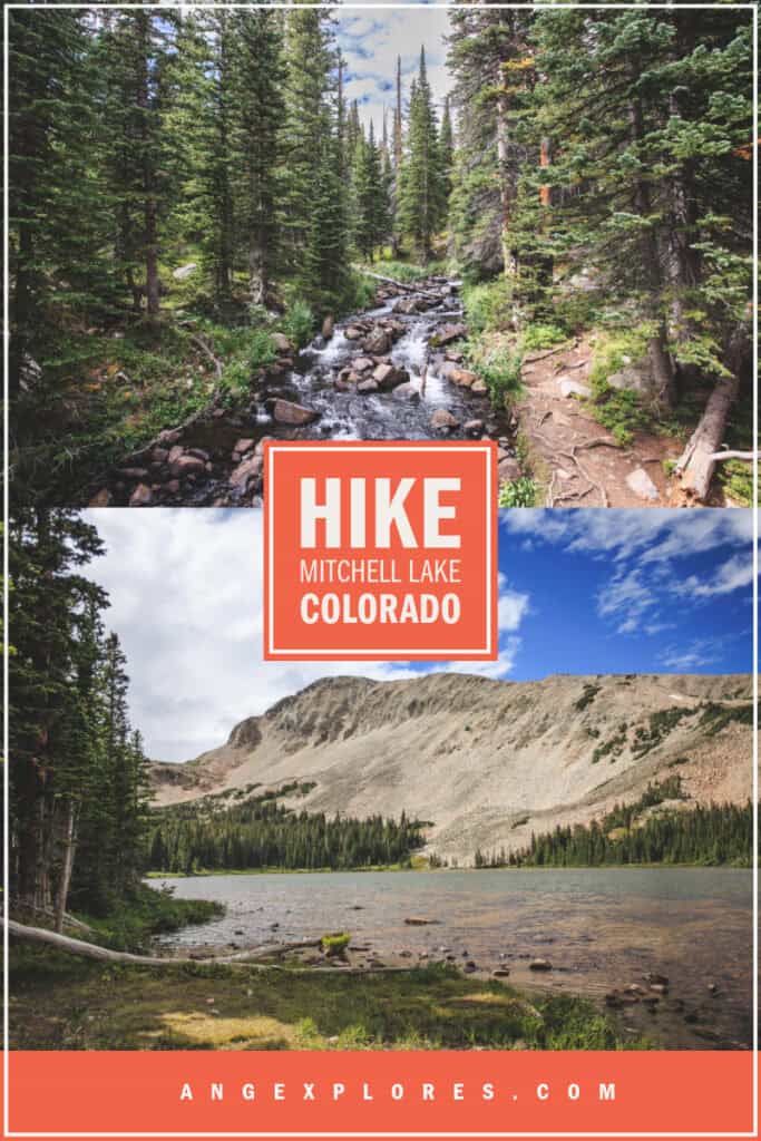 hike to mitchell lake in colorado