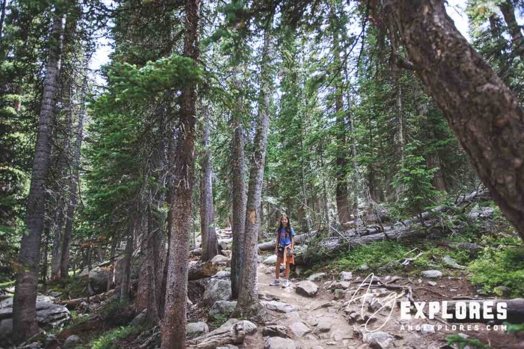hiking at brainard lake