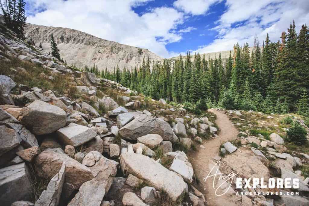 hiking at brainard lake
