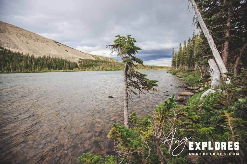 mitchell lake at brainard lake recreation area