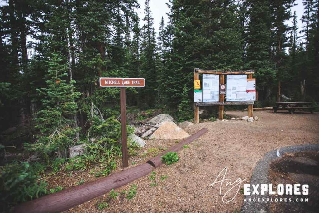 mitchell lake trailhead 