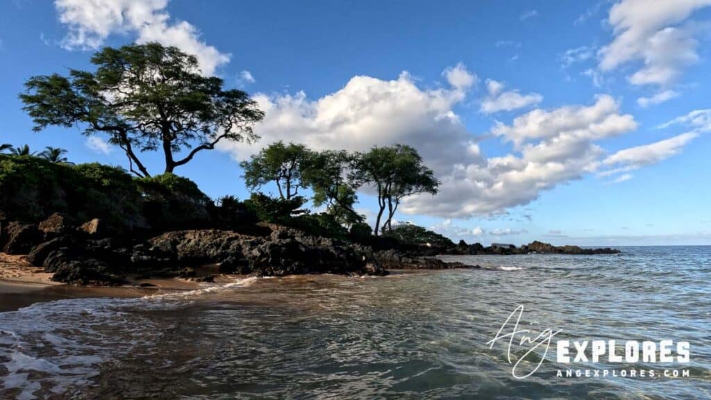 South shore entry at Maluaka Beach in Maui Hawaii
