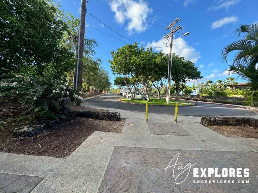 South end parking lot at Maluaka Beach Maui