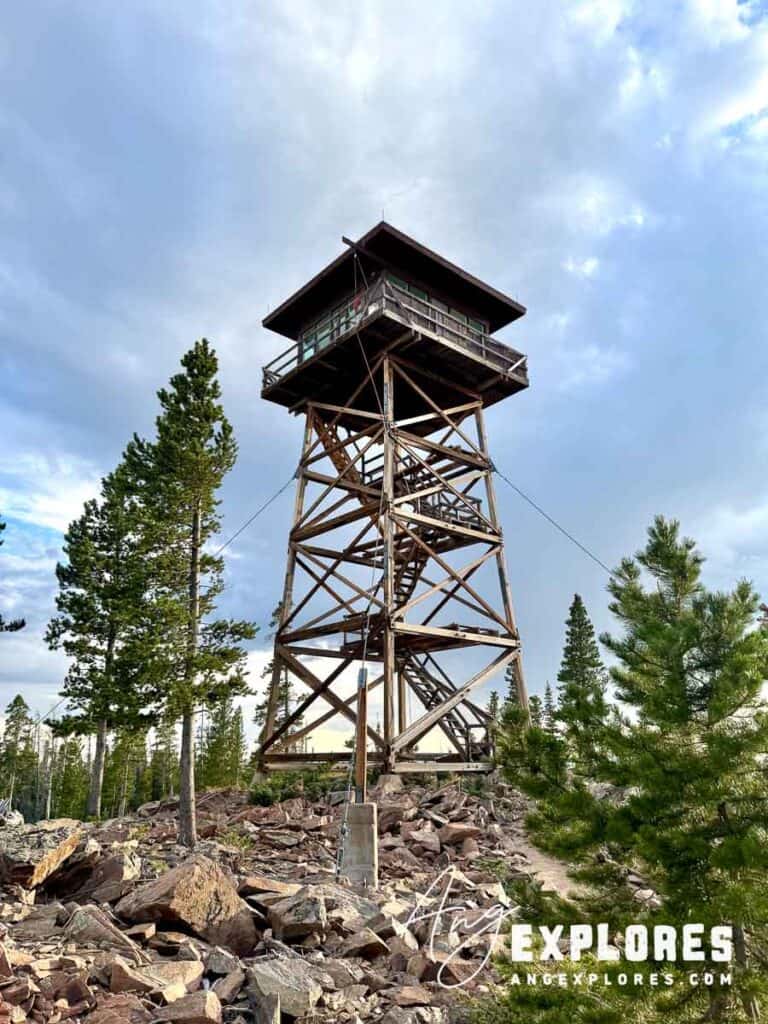 Spruce Mountain Fire Tower Wyoming