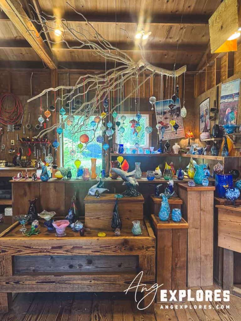 Glass Art at Alder House Oregon
