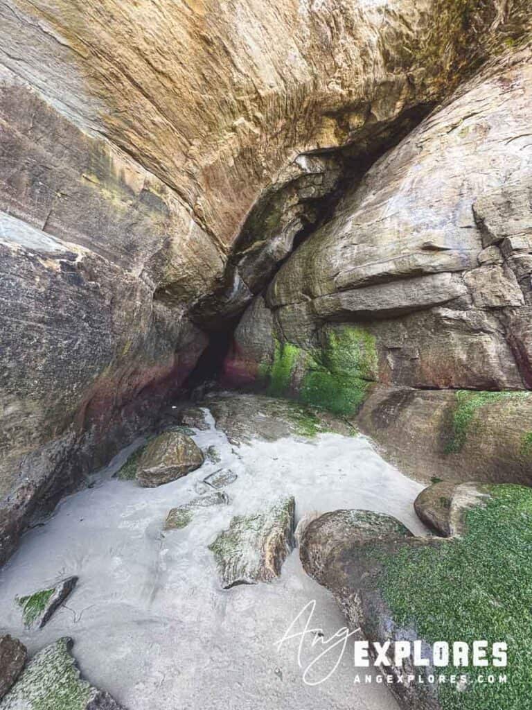 cave near devil's punchbowl
