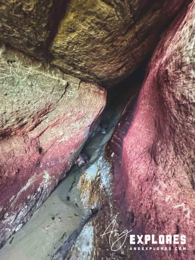 cave near devil's punchbowl