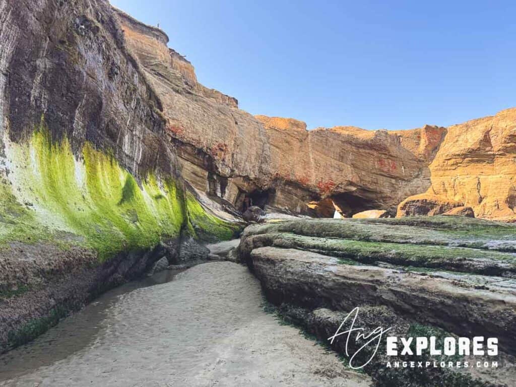 two arch openings into devil's punchbowl