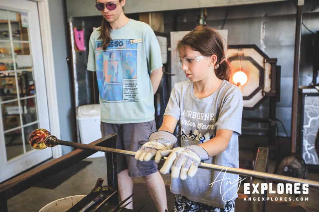 glass blowing class in oregon