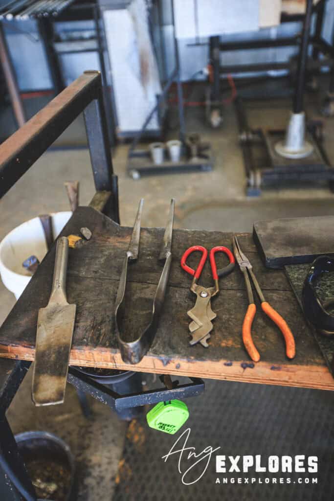 Glass blowing tools