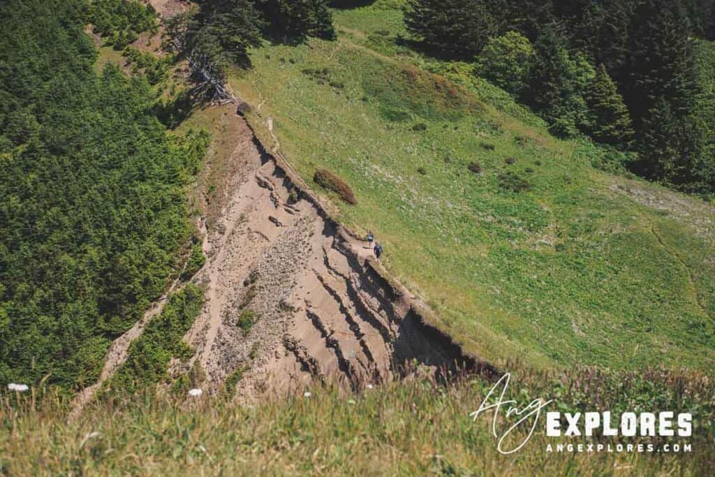 ridge crossing to gods thumb