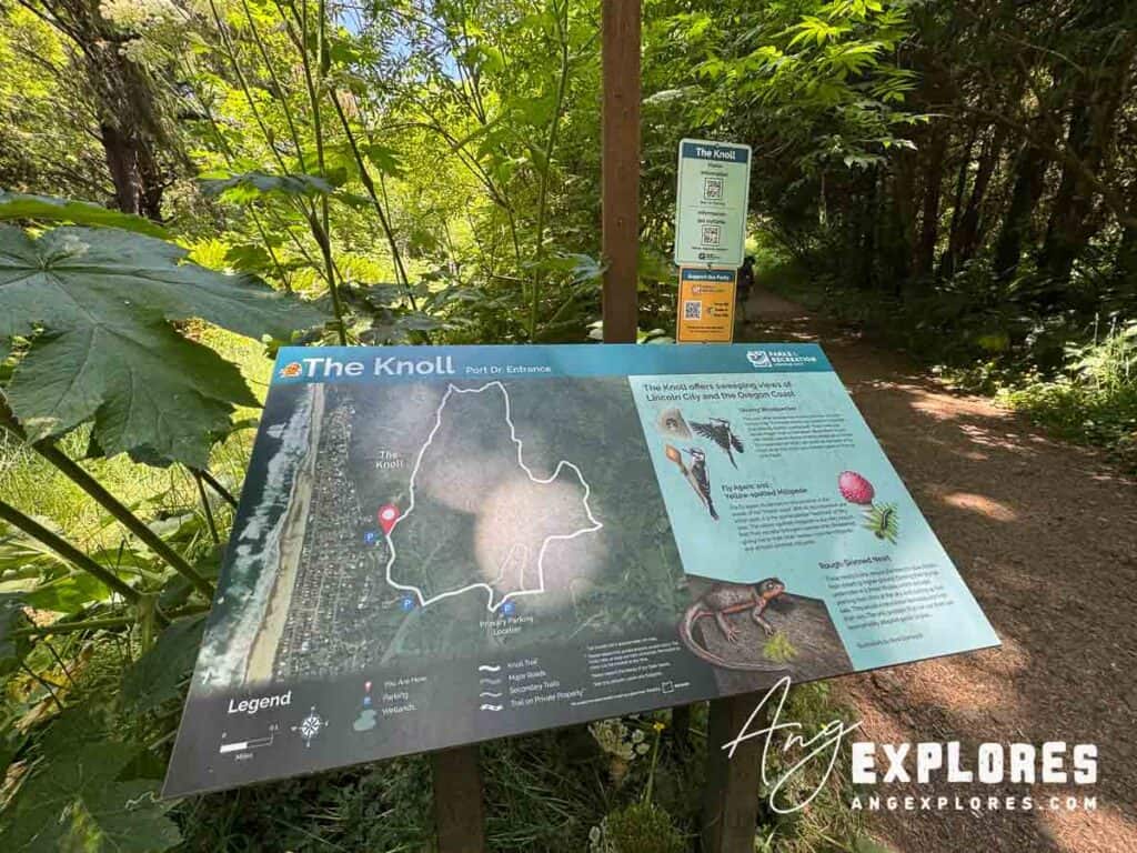 the knoll trail map
