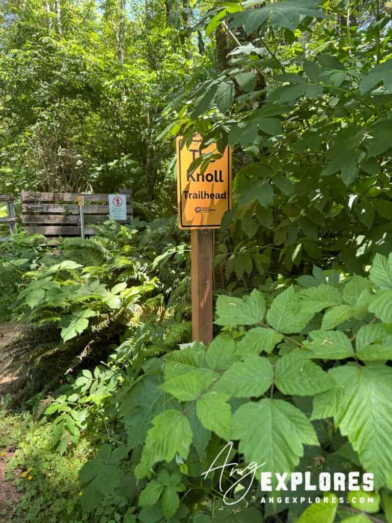 the knoll trailhead
