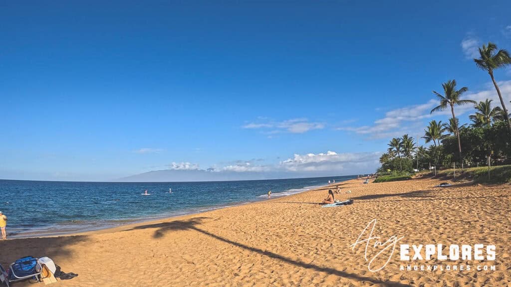 kahekili beach looking north