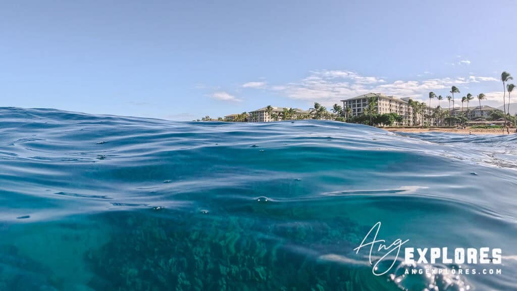 clear water at kahekili beach