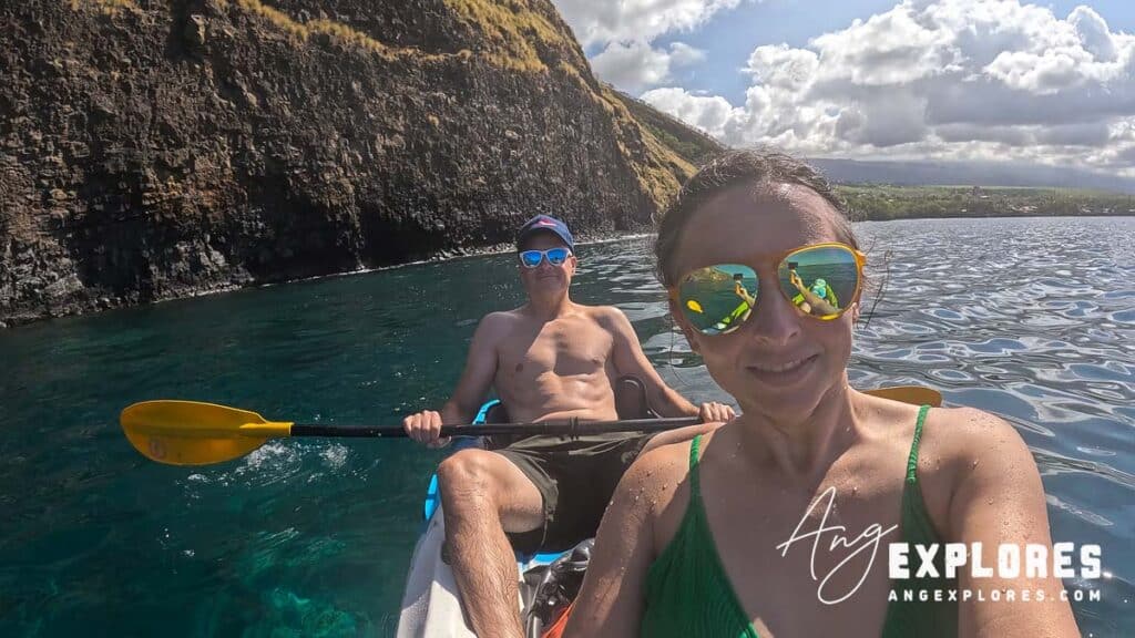 kayaking at kealakekua bay hawaii