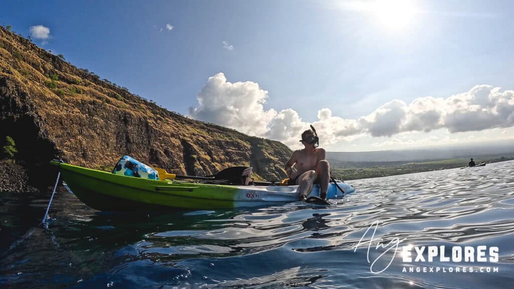 kayaking and snorkeling captain cook