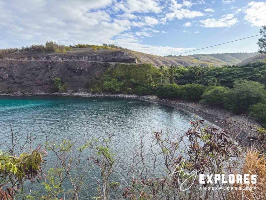 Honolua Bay from above to check conditions